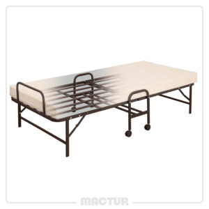 Foldable Bed Frame With Whell